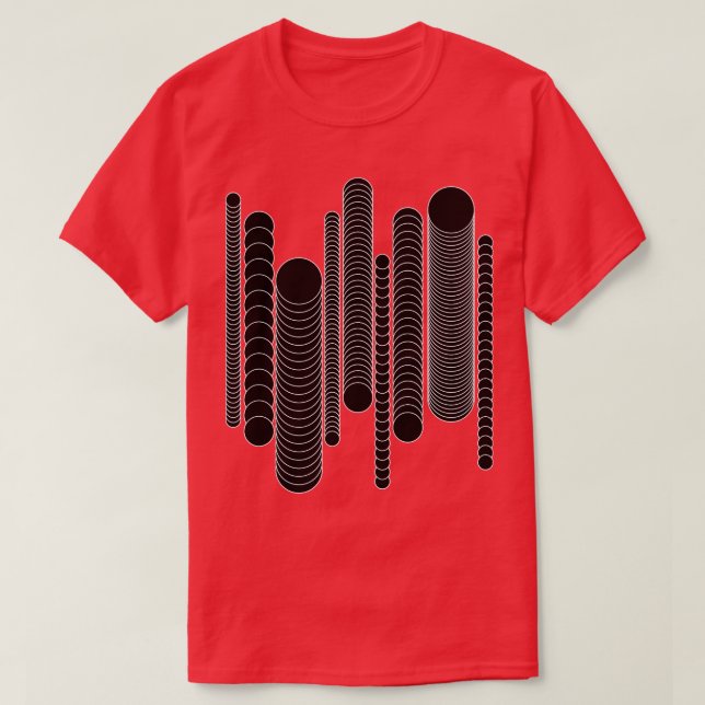 Kreise op Art Design T-Shirt (Design vorne)