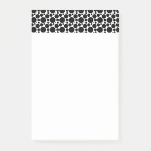 Kreise & Punkte in 7 Größen: Sich wiederholendes S Post-it Klebezettel