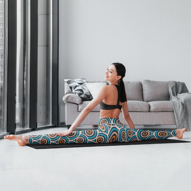 Kreise Retro Capri Leggings (Von Creator hochgeladen)