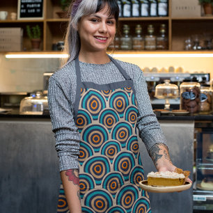 Kreise Retro Schürze