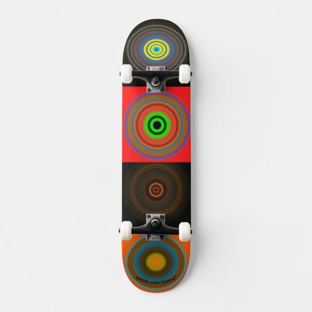 Kreise Skateboard (Vorderseite)