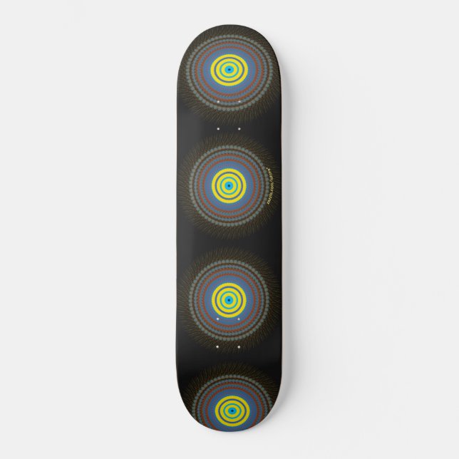 Kreise Skateboard (Vorderseite)