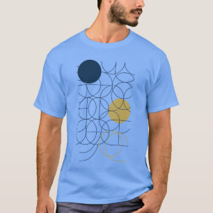 Kreise und Kreise Kunst der männlichen Dunkelheit T-Shirt