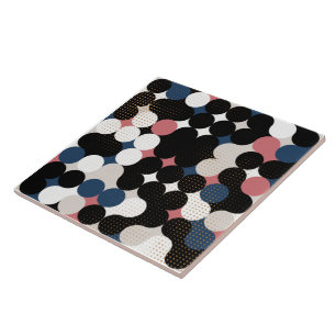 Kreise und Punkte Fliese