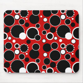 Kreise und Punkte Mousepad