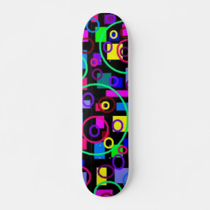 Kreise und Quadrate Skateboard