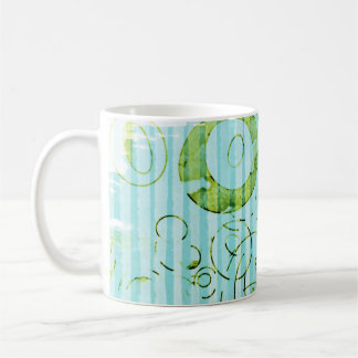 Kreise und Streifen Kaffeetasse