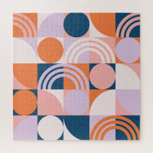 Kreisel Mitte des Jahrhunderts Streifen: geometris Puzzle