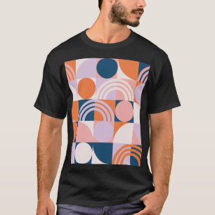 Kreisel Mitte des Jahrhunderts Streifen: geometris T-Shirt