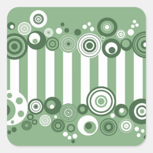 Kreisel Quadratischer Aufkleber