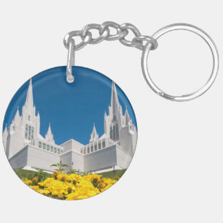 Kreisen Sie (doppelseitigen) Schlüsselanhänger-San Schlüsselanhänger