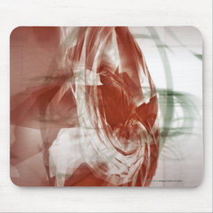 Kreisformen gegen hellen Hintergrund Mousepad