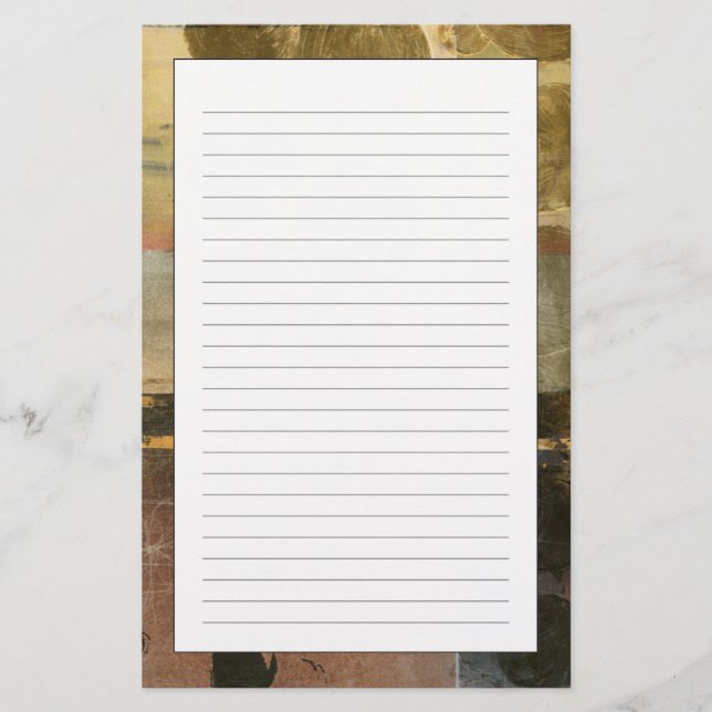 Kreisförmige grüne Tröpfchen Briefpapier (Vorderseite)