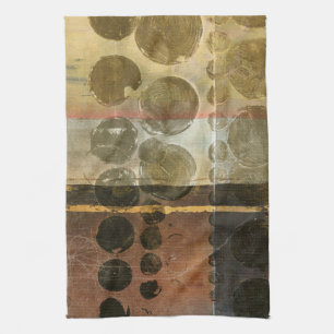 Kreisförmige grüne Tröpfchen Küchentuch