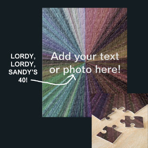 Kreisförmiger Gradient Erdiger Regenbogen Puzzle