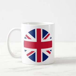Kreisförmiger Union Jack Kaffeebecher Kaffeetasse