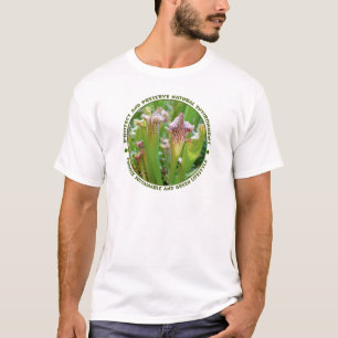 Kreisförmiges umweltfreundliches Emblem T-Shirt