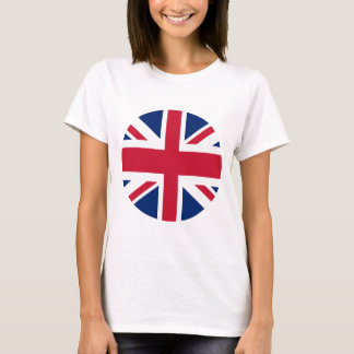 Kreisförmiges Union Jack Damen T-Shirt