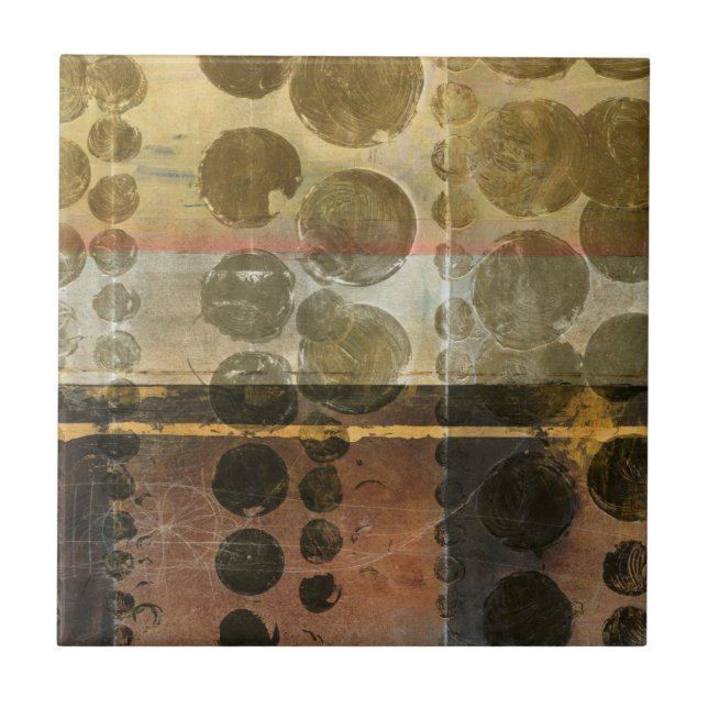 Kreisgrüne Tropfen Fliese (Vorderseite)