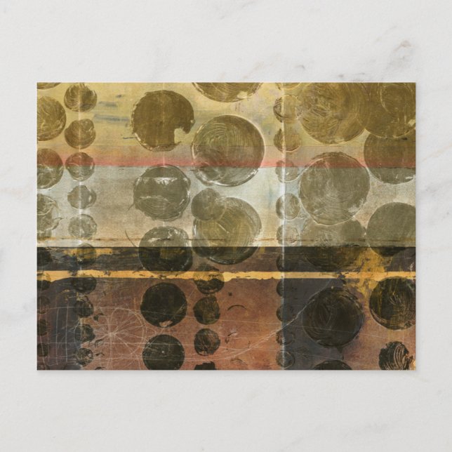 Kreisgrüne Tropfen Postkarte (Vorderseite)