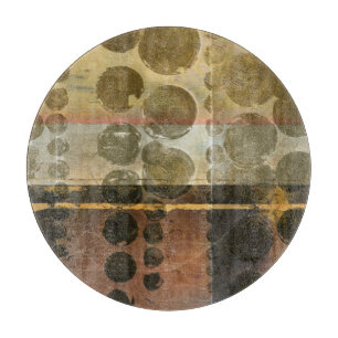 Kreisgrüne Tropfen Schneidebrett