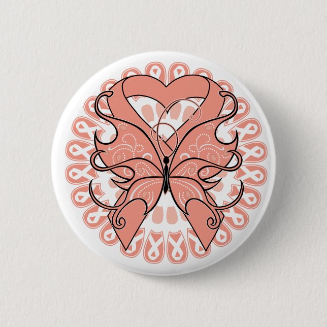 Kreislauf des Uteruskrebs Button (Vorderseite)
