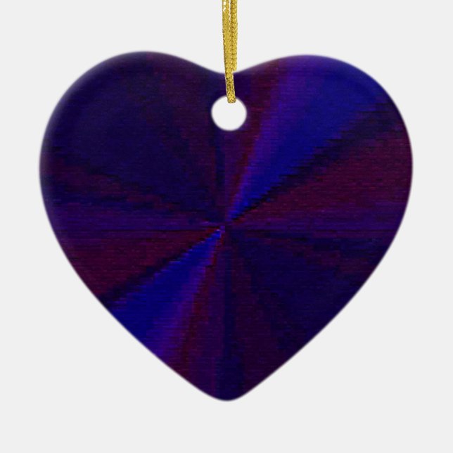 Kreislaufpatchwork Blau bis Lila Keramikornament (Vorne)