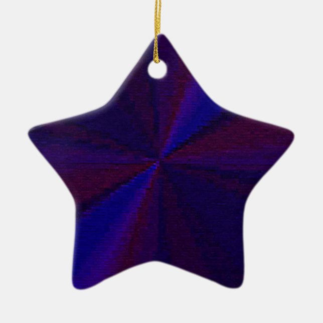 Kreislaufpatchwork Blau bis Lila Keramikornament (Vorne)
