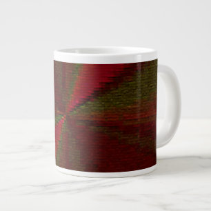 Kreislaufpatchwork Rot bis Grün Jumbo-Tasse