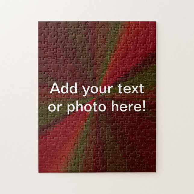 Kreislaufpatchwork rot bis grün puzzle (Vertikal)