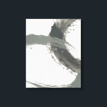 Kreislaufreaktion Leinwanddruck<br><div class="desc">Zirkuläre Reaktion IV bis Juni Erica Vess. Graue Kreise in wässrigem Rahmen mit weißem Hintergrund.</div>