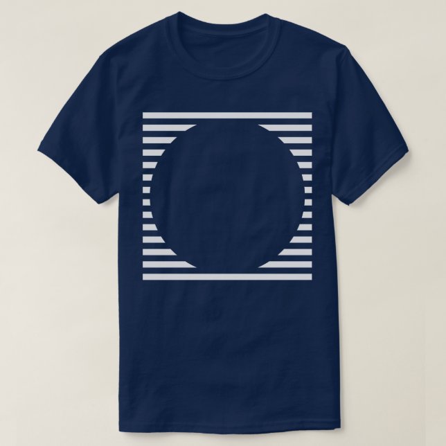 Kreisliniengestaltung T-Shirt (Design vorne)