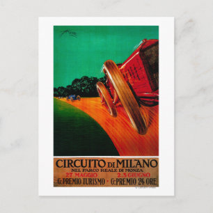 Kreislito Di Milano Vintage PosterEurope Postkarte