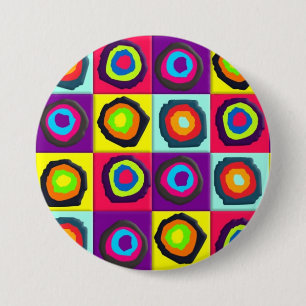 Kreismuster Button