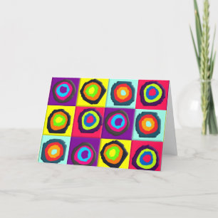 Kreismuster Dankeskarte