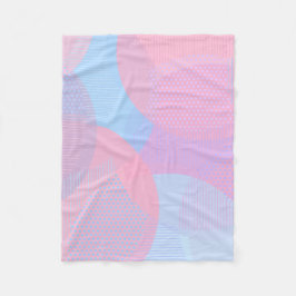 Kreismuster Fleecedecke