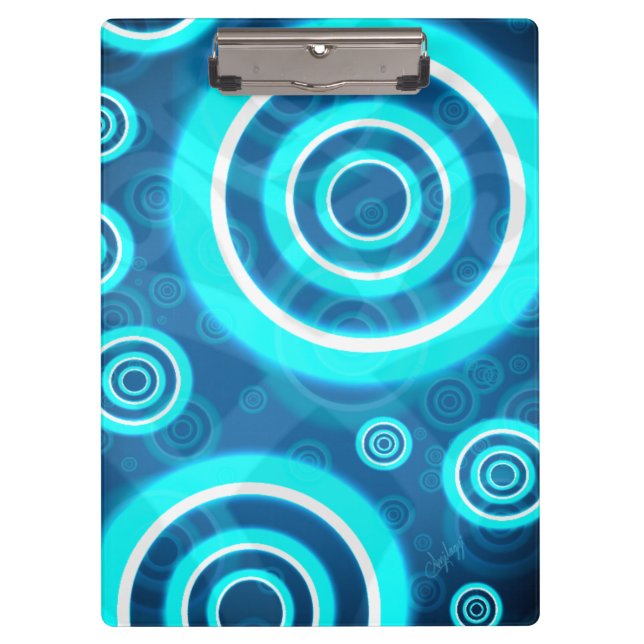 Kreismuster Klemmbrett (Vorderseite)