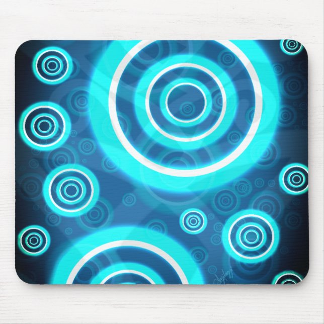 Kreismuster Mousepad (Vorne)