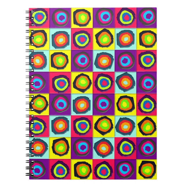 Kreismuster Notizblock (Vorderseite)