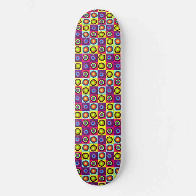 Kreismuster Skateboard (Vorderseite)