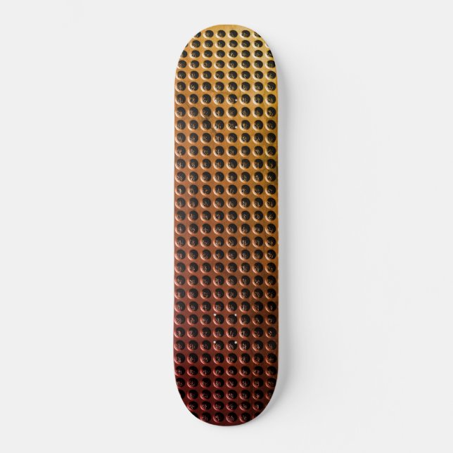 Kreismuster Skateboard (Vorderseite)