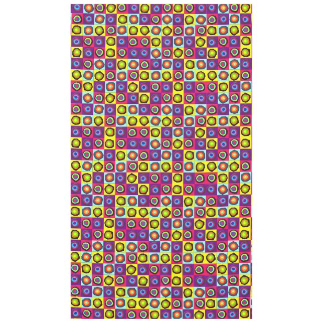 Kreismuster Tischdecke (Vorderseite)