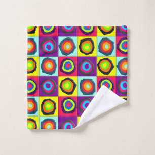 Kreismuster Waschlappen