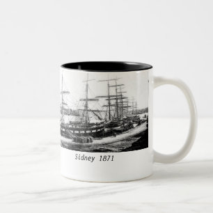 Kreisquay 1871 zweifarbige tasse