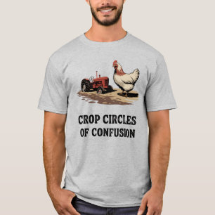 Kreisrätsel der Verwirrung   Lustiger Bauernzitat  T-Shirt