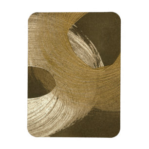KreisSandsturm in TAN und in dunklem Brown Magnet