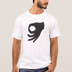 Kreisspielschwarzes T-Shirt