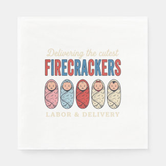 Kreißsaal-Feuerwerkskörper Süße Babypflege Desi Serviette