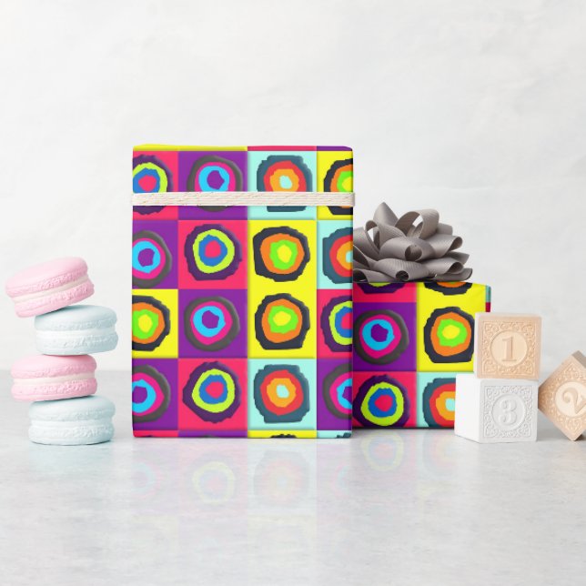 Kreisstruktur Geschenkpapier (Babyparty)