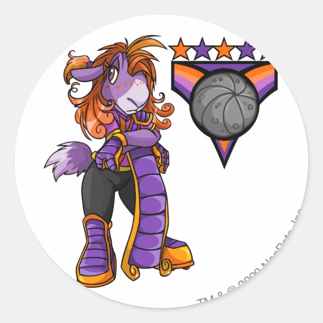 Kreludor Team Captain 1 Runder Aufkleber (Vorderseite)